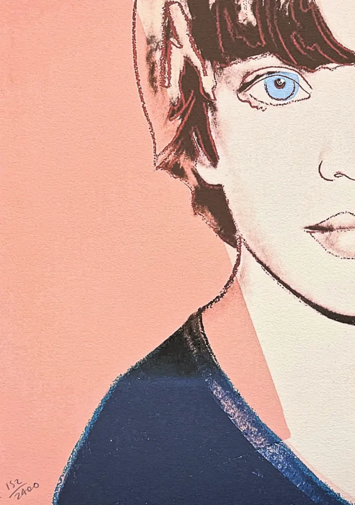 Andy Warhol - Bruno Bischofbergers Daughter 152/2400 - 60x60cm, limitovaná edice CMOA s certifikátem