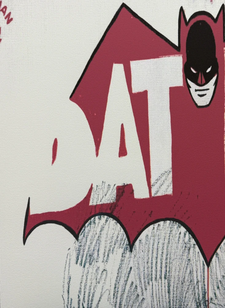 Andy Warhol - Batman 54/2400 - 60x60cm, limitovaná edice CMOA s certifikátem