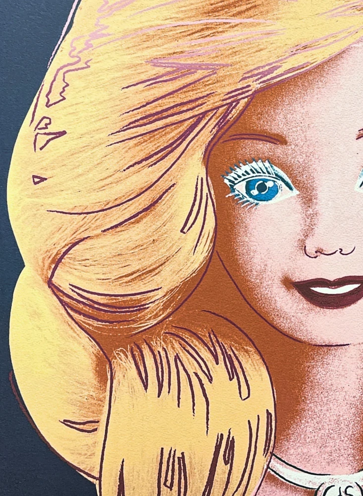 Andy Warhol - Barbie 103/2400 - 60x60cm, limitovaná edice CMOA s certifikátem