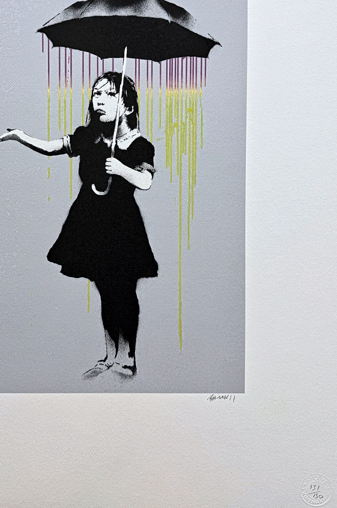 Banksy - Nola 131/150 - číslovaná edice s certifikátem, 50x70cm