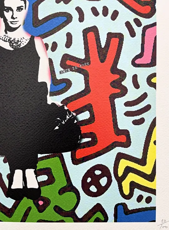 Death NYC - Star Wars a Keith Haring - limitovaná edice s certifikátem, 32x45cm