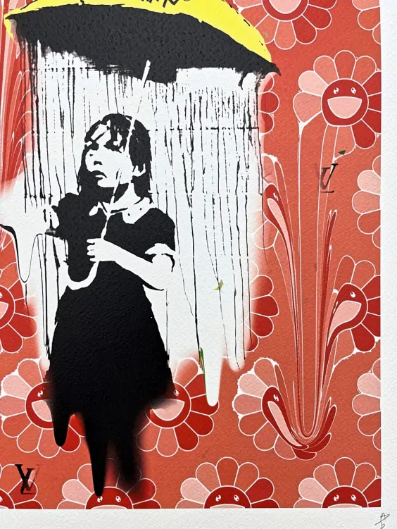 Death NYC -  Banksy Nola a Murakami - limitovaná edice s certifikátem, 32x45cm