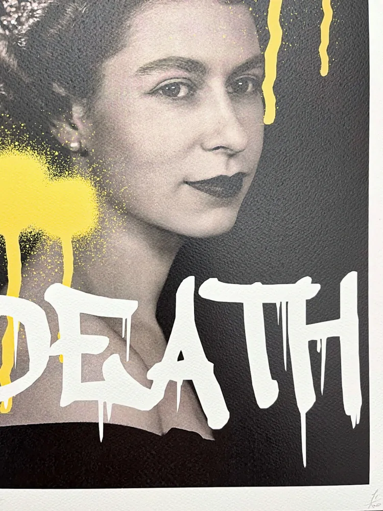 Death NYC - Young Queen Elizabeth - limitovaná edice s certifikátem, 32x45cm