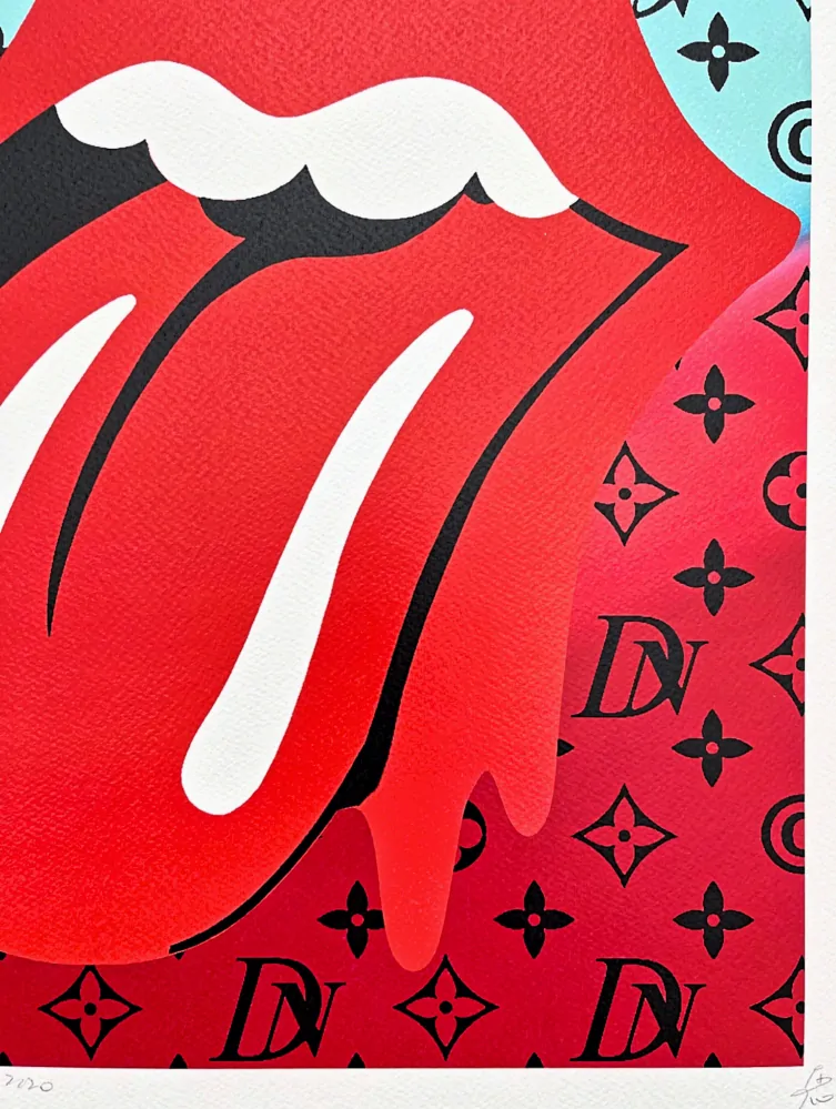 Death NYC - The Kiss - limitovaná edice s certifikátem, 32x45cm