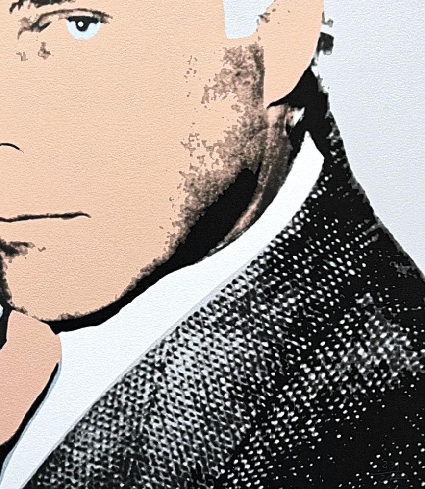 Andy Warhol - Giorgio Armani z boku 231/2400 - 60x60cm, limitovaná edice CMOA s certifikátem