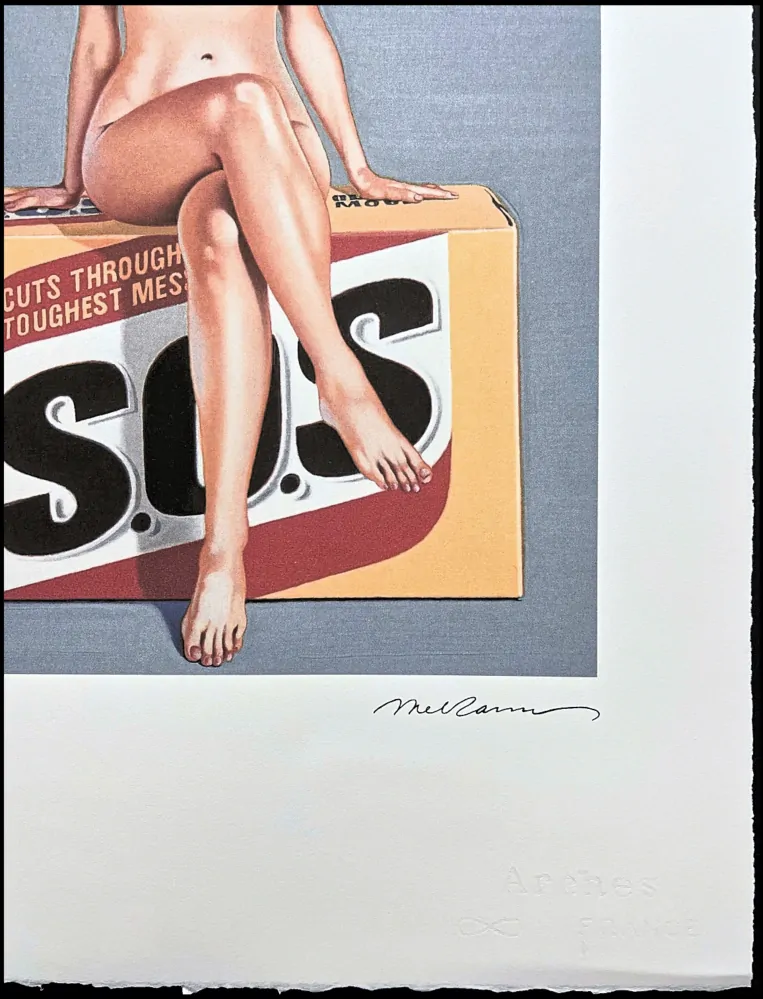 Mel Ramos - Sos Judy 115/500 - limitovaná edice, 38x57 cm 