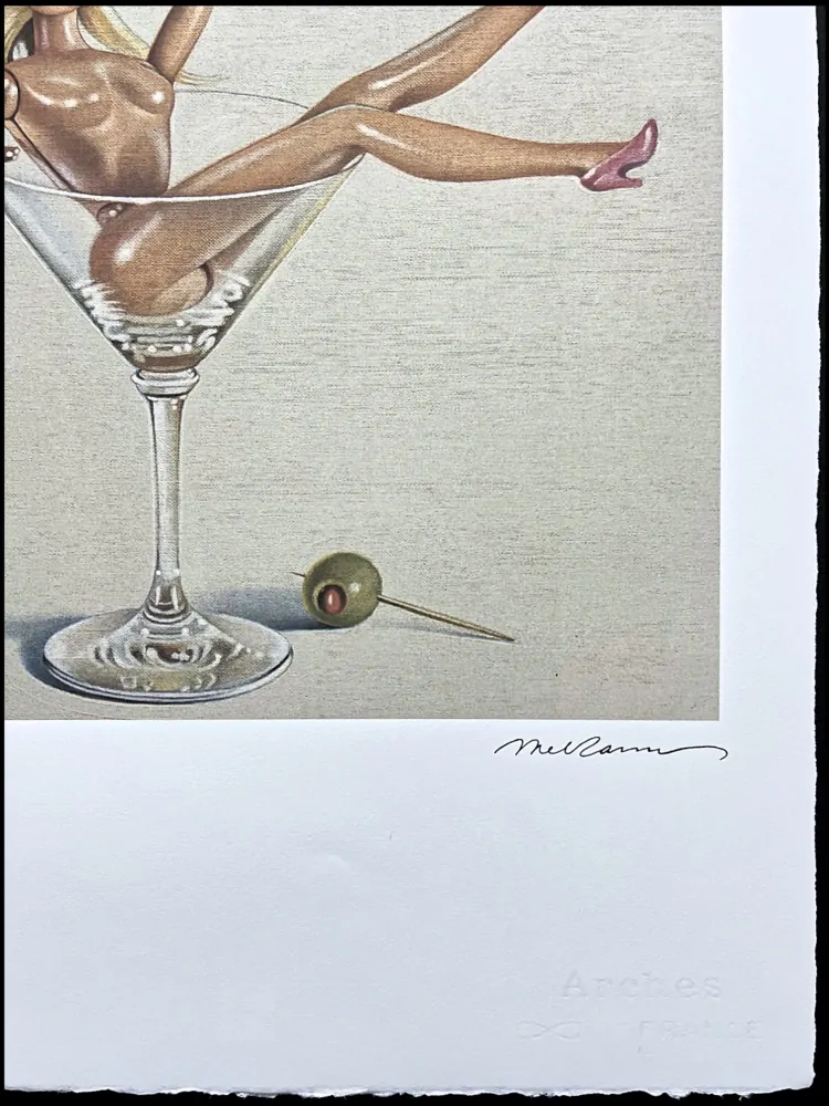 Mel Ramos - Martini Barbie 31/500 - limitovaná edice, 38x57 cm 