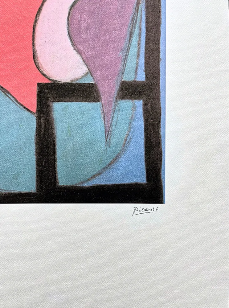 Pablo Picasso - Woman sitting near a window 78/200 - signováno, s certifikátem, 50x70 cm