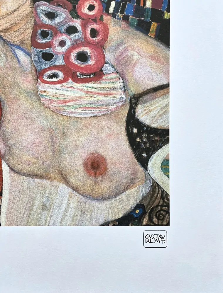 Gustav Klimt - Judith II 101/200 - signováno, s certifikátem, 50x70 cm