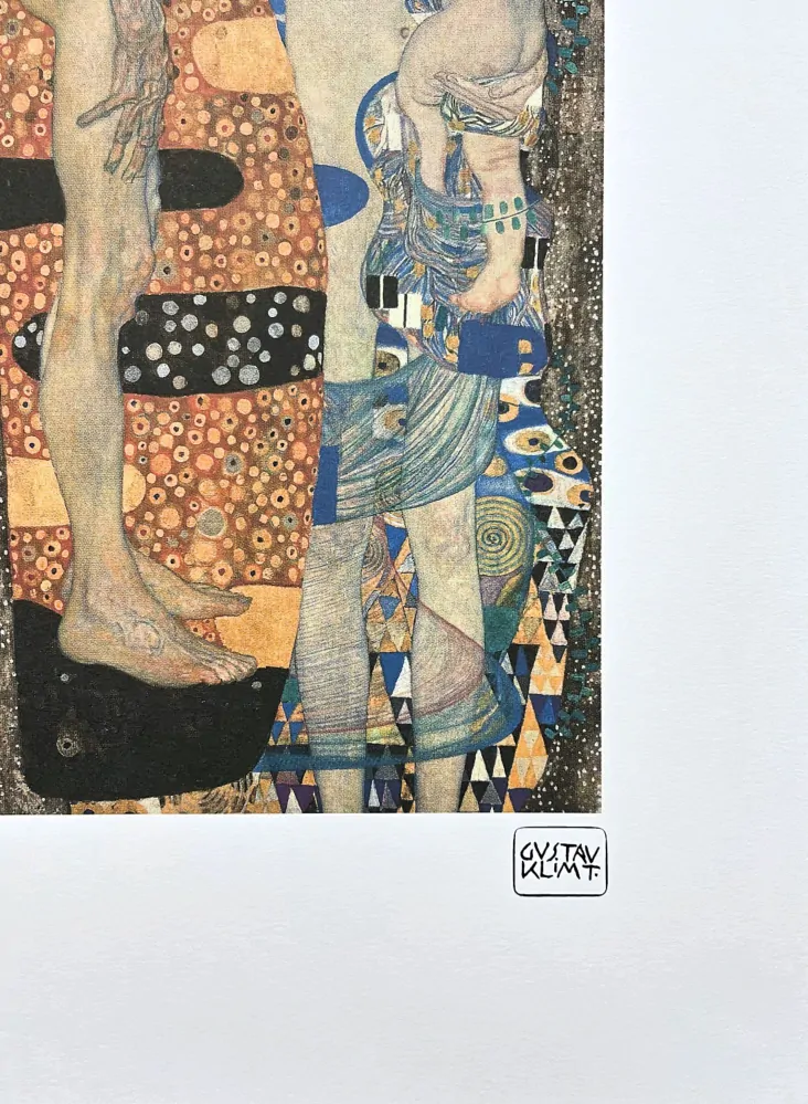 Gustav Klimt - The Three Ages of Woman 62/200 - signováno, s certifikátem, 50x70 cm