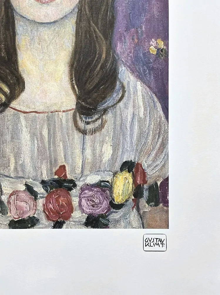 Gustav Klimt - Portrait of Madam Primavesi x/200 - signováno, s certifikátem, 50x70 cm