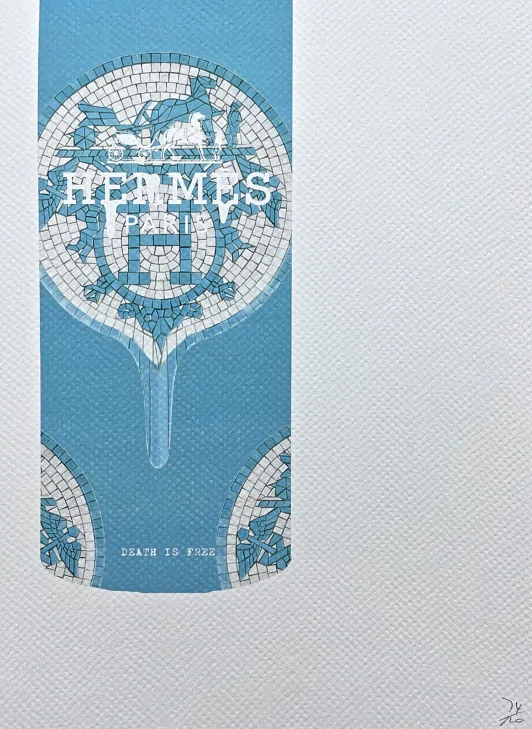 Death NYC - Spray Hermes - limitovaná edice s certifikátem, 32x45cm