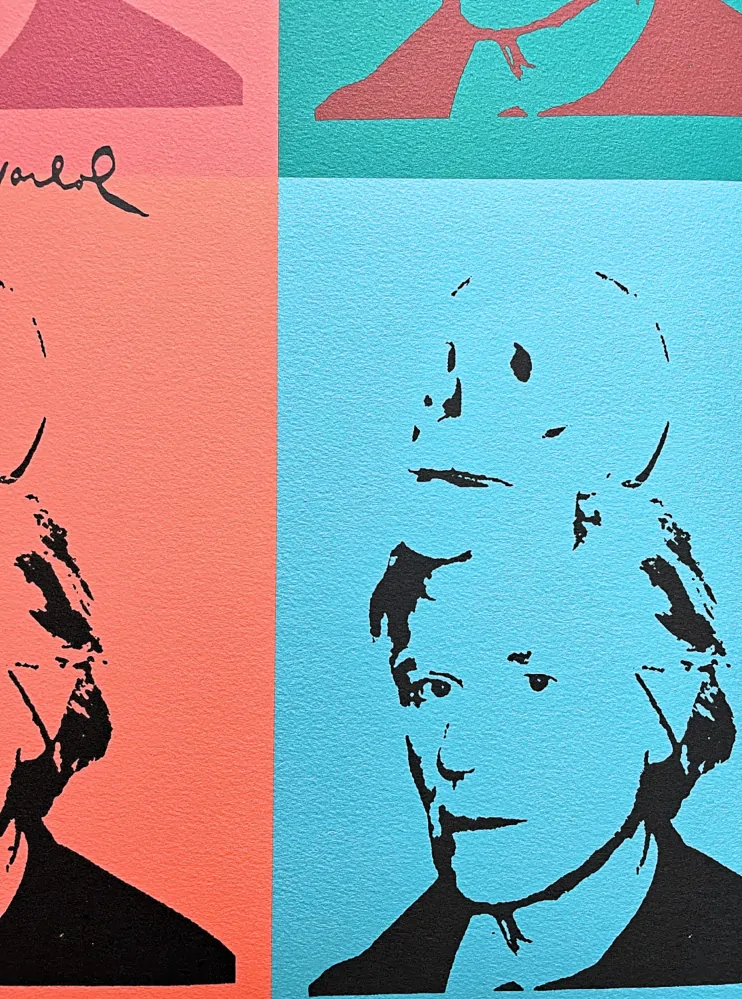 Andy Warhol - 9x Self Portrait 226/2400 - 60x60cm, limitovaná edice CMOA s certifikátem
