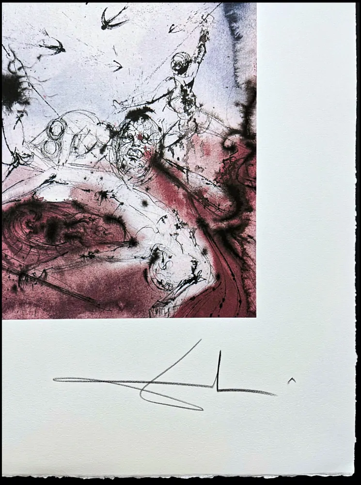 Salvador Dalí - Polyphéme - signováno, limitovaná edice, 50x66cm