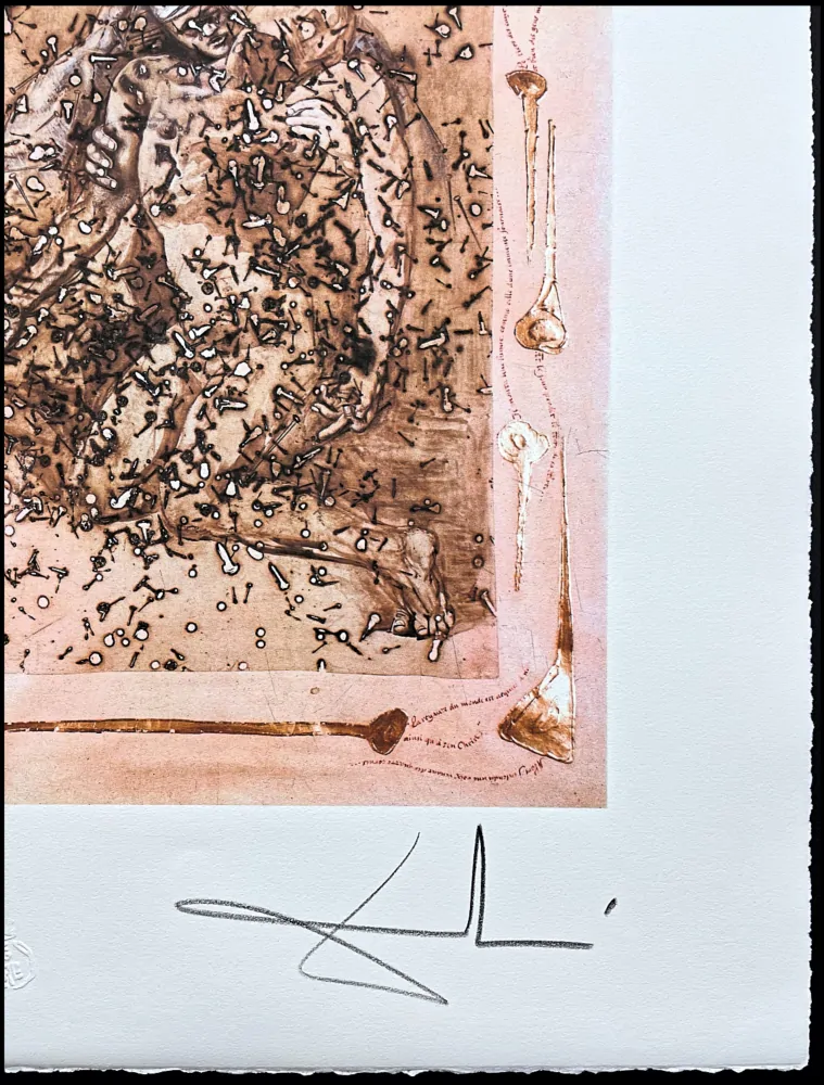 Salvador Dalí - Pieta from The Apocalypse of St. John - signováno, limitovaná edice, 50x66cm