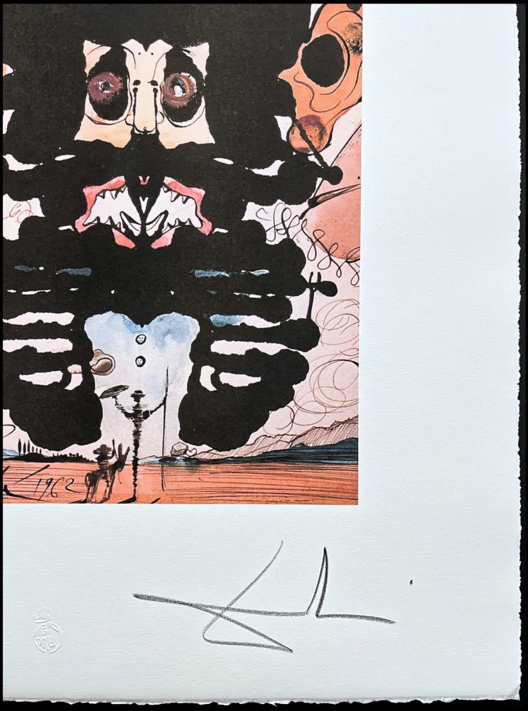 Salvador Dalí - Don Quixote - signováno, limitovaná edice, 50x66cm