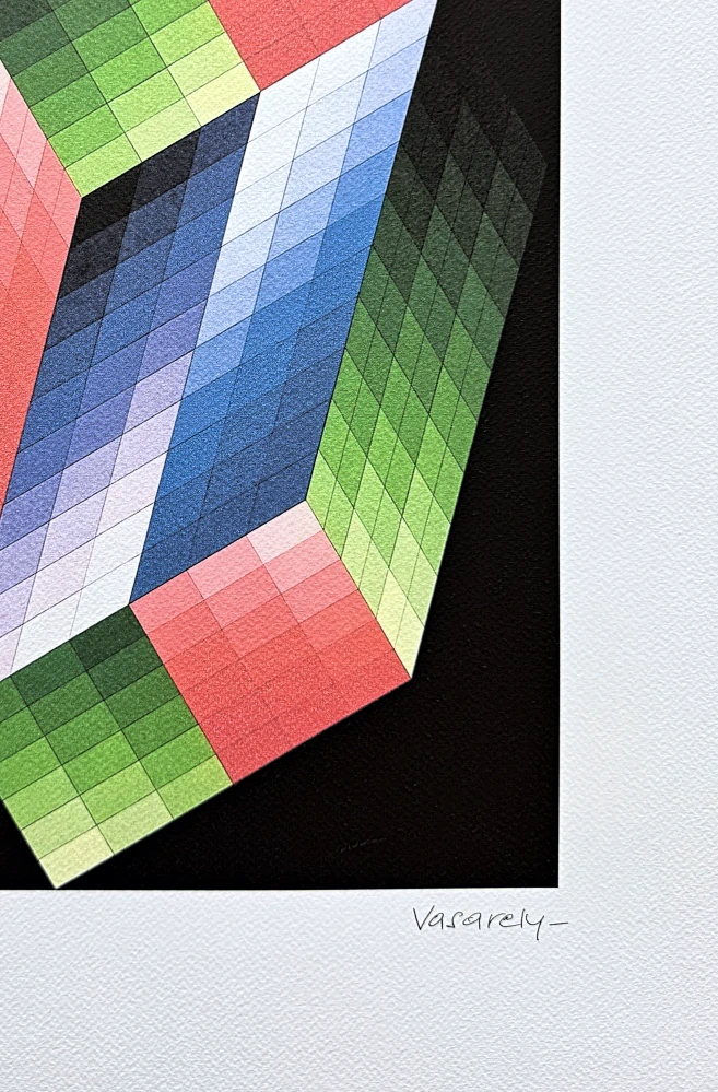 Victor Vasarely - Torony - limitovaná edice s certifikátem