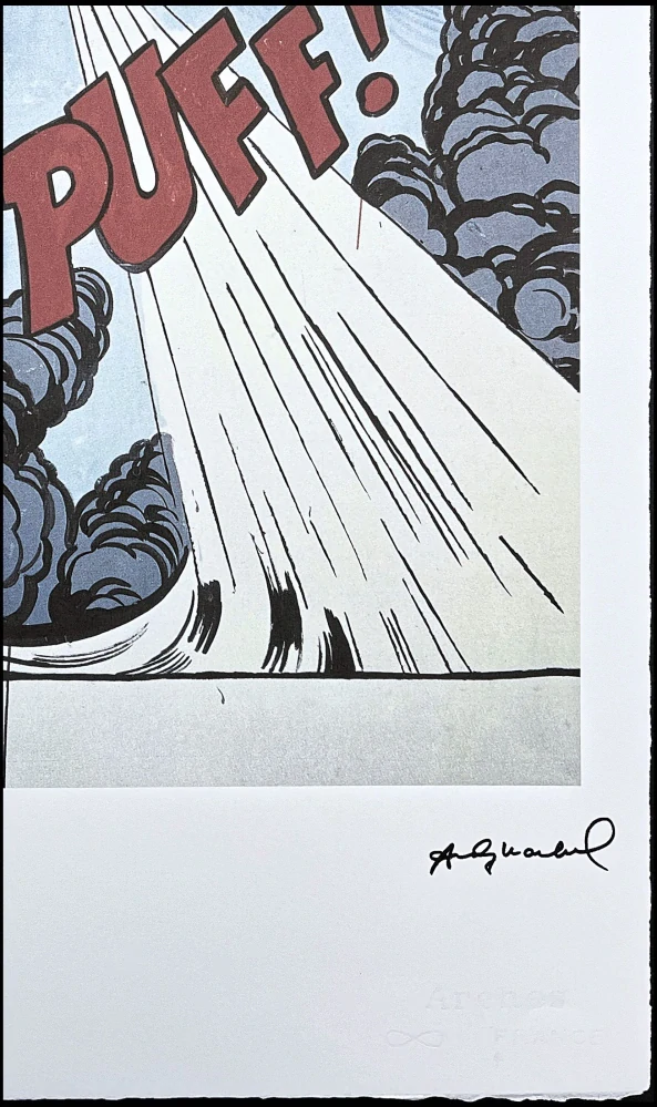 Andy Warhol - Superman 38/100 - edice Leo Castelli s certifikátem