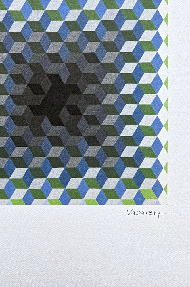 Victor Vasarely - ION 11 - limitovaná edice s certifikátem