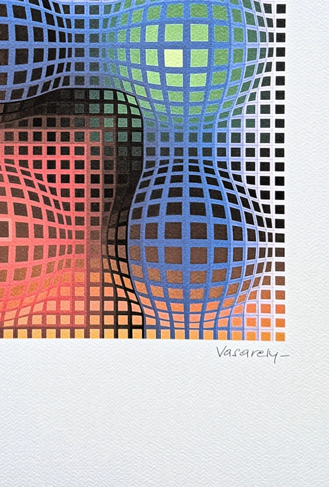 Victor Vasarely - Vega Arny - 77/500 - limitovaná edice s certifikátem