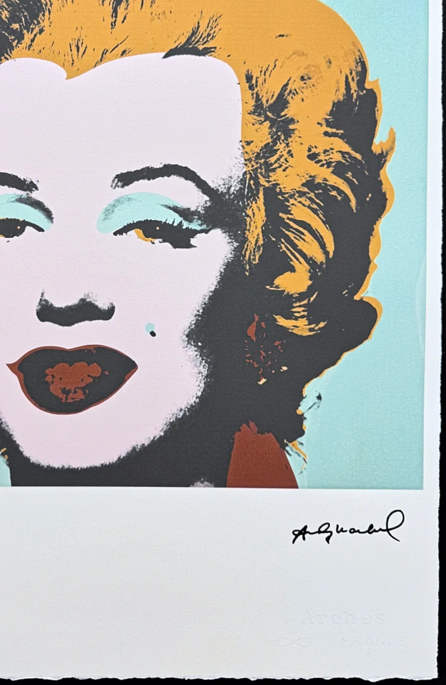 Andy Warhol - Marilyn Monroe světle zelená 42/100 - edice Leo Castelli s certifikátem