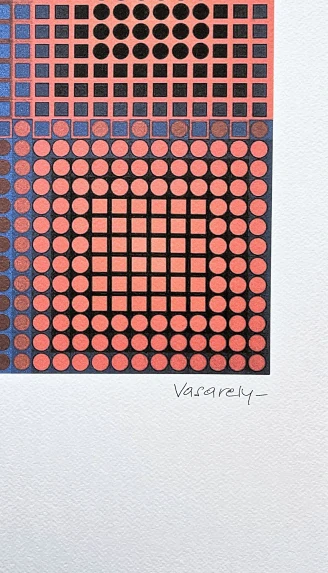 Victor Vasarely - EG-1-2 - limitovaná edice s certifikátem