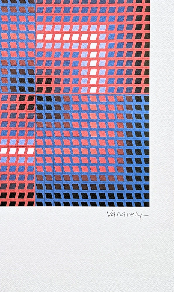 Victor Vasarely - Quasar C - 203/500 -limitovaná edice s certifikátem
