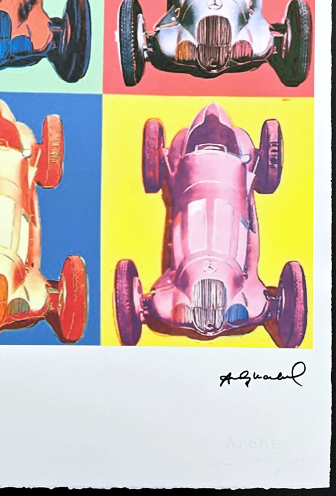 Andy Warhol - Mercedes-Benz x/100 - edice Leo Castelli s certifikátem