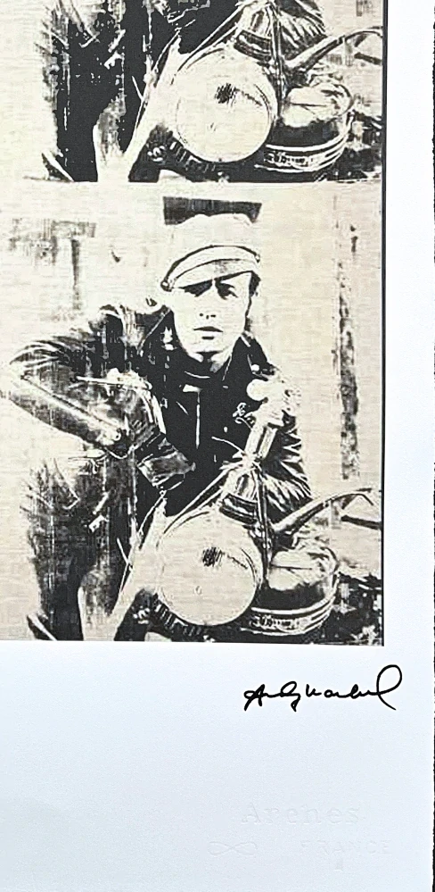 Andy Warhol - Marlon Brando 83/100 - edice Leo Castelli s certifikátem