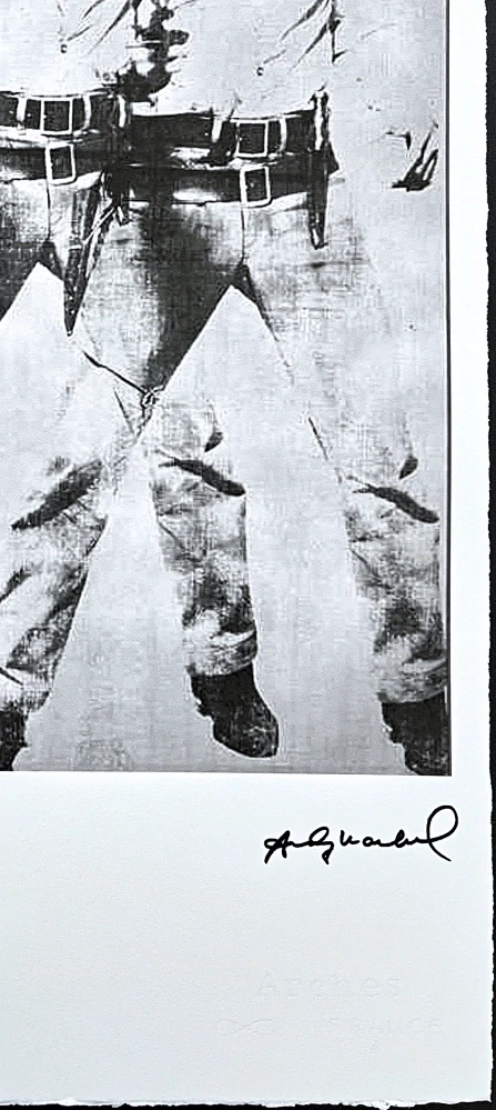 Andy Warhol - Triple Elvis Presley 50/100 - edice Leo Castelli s certifikátem