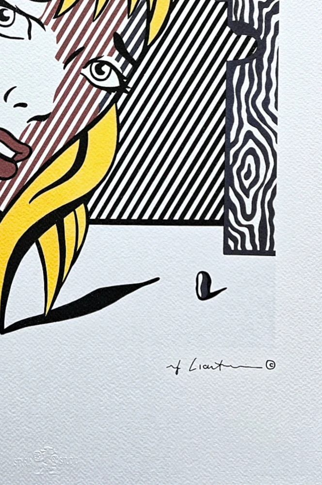Roy Lichtenstein - Blonde - signováno, 35x50cm, limitovaná edice 38/150