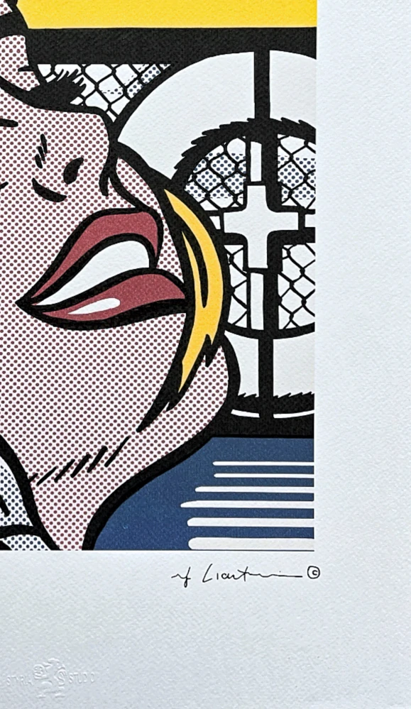 Roy Lichtenstein - Shipboard Girl - signováno, 35x50cm, limitovaná edice 79/150