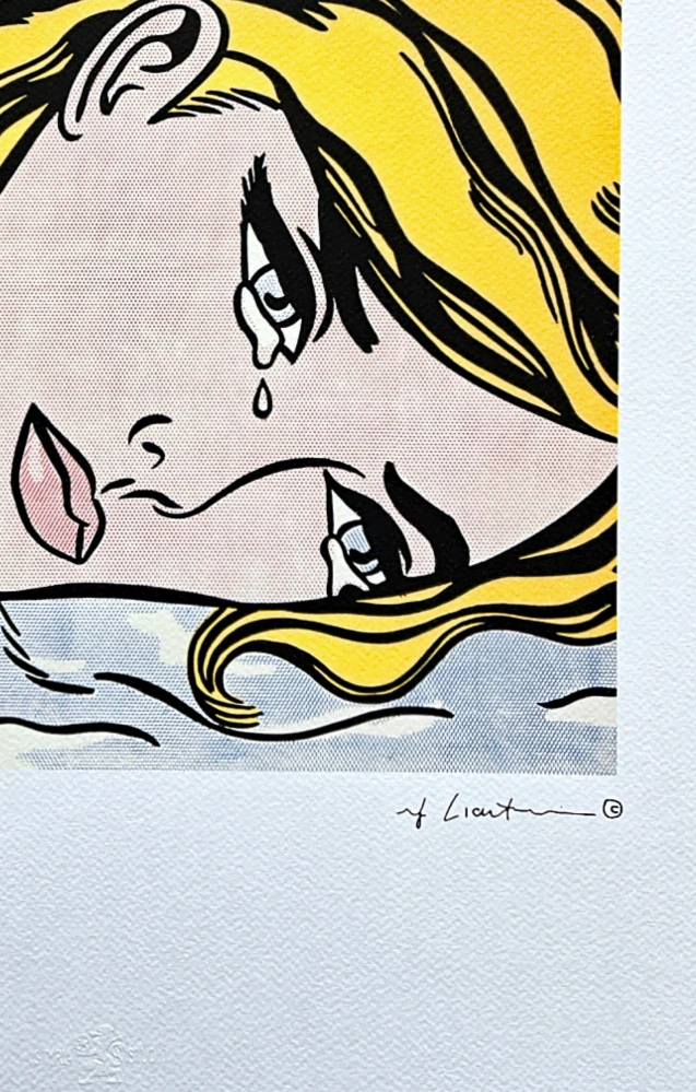 Roy Lichtenstein - Hopeless - signováno, 35x50cm, limitovaná edice 46/150
