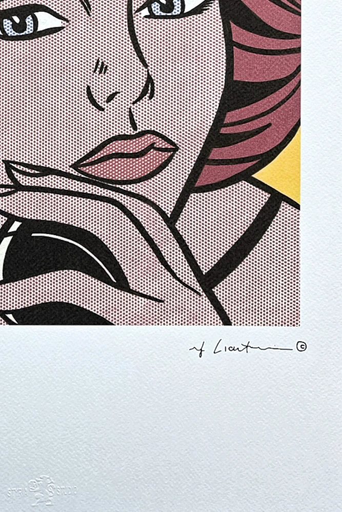 Roy Lichtenstein - Ohh Alright - signováno, 35x50cm, limitovaná edice x/150