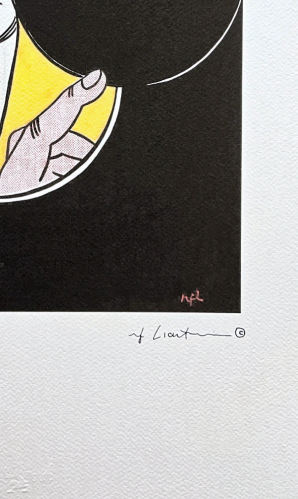 Roy Lichtenstein - I Can See the Whole Room - signováno, 35x50cm, limitovaná edice 21/150