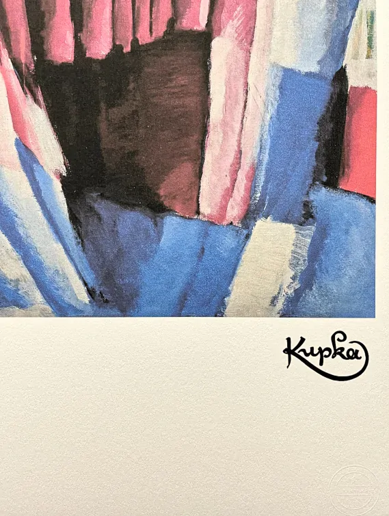 František Kupka - Tvary vytažené 40/350 - limitovaná edice s certifikátem, 50x70cm