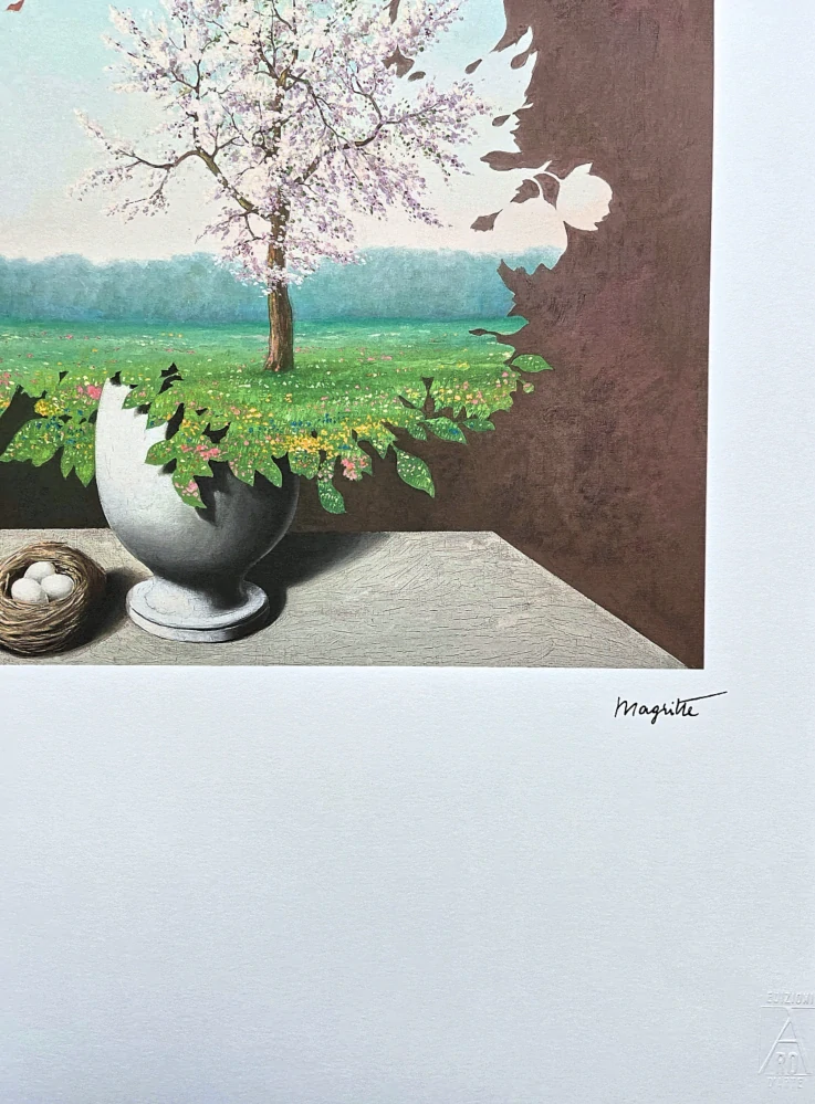 René Magritte - Le Plagiat x/100 - limitovaná edice, 50x70cm