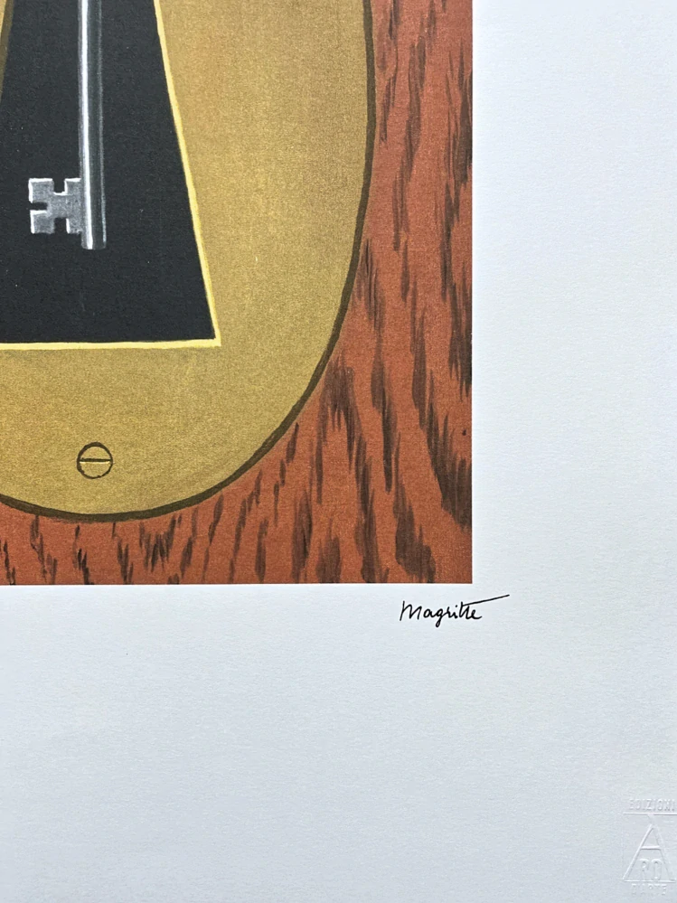 René Magritte - Le Sourire du Diable 10/100 - limitovaná edice, 50x70cm