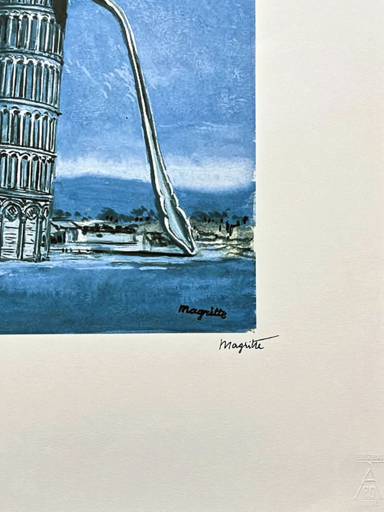 René Magritte - La nuit de Pise 53/100 - limitovaná edice, 50x70cm