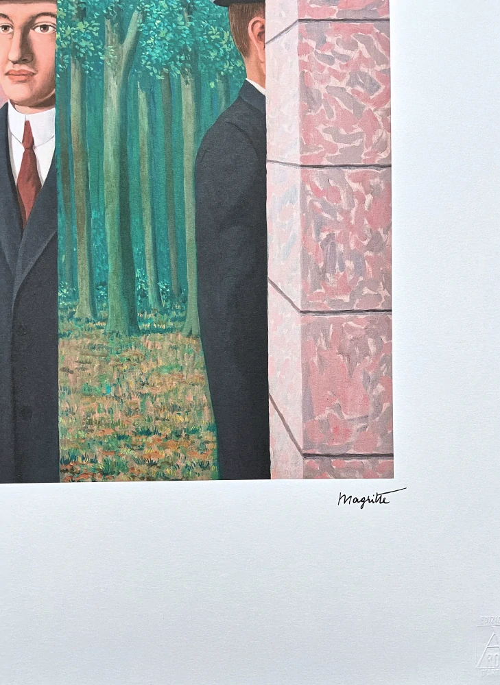 René Magritte - Le lieu commun 52/100 - limitovaná edice, 50x70cm