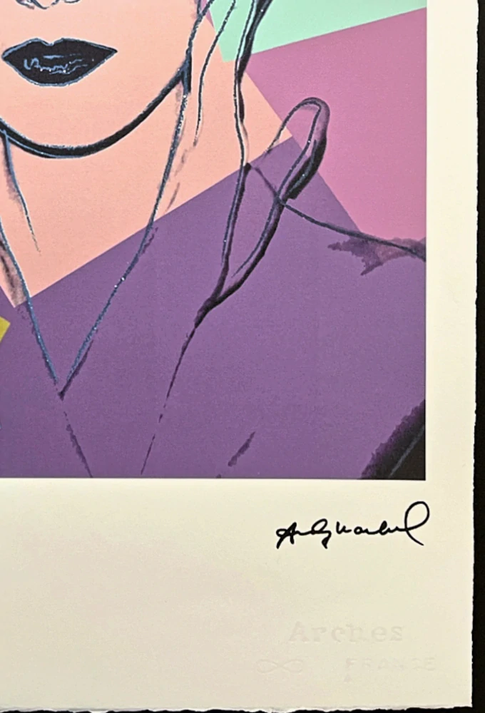 Andy Warhol - Karen Kain 57/100 - edice Leo Castelli s certifikátem