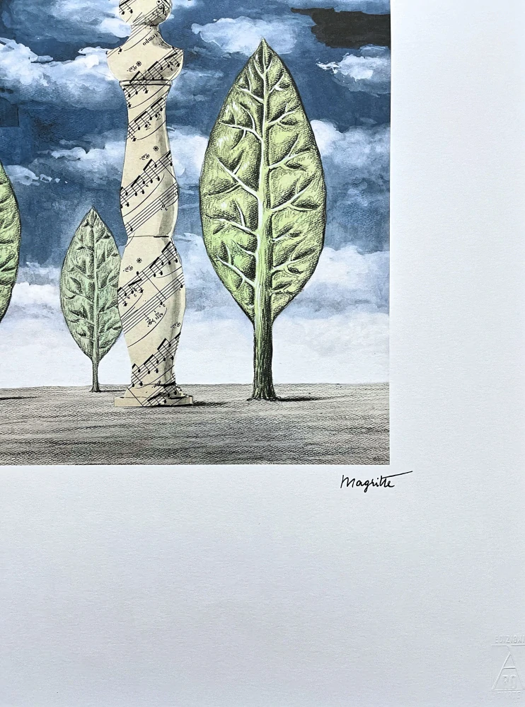 René Magritte - Lamour de la nature 13/100 - limitovaná edice, 50x70cm