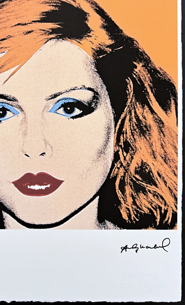 Andy Warhol - Debbie Harry oranžová 99/100 - edice Leo Castelli s certifikátem