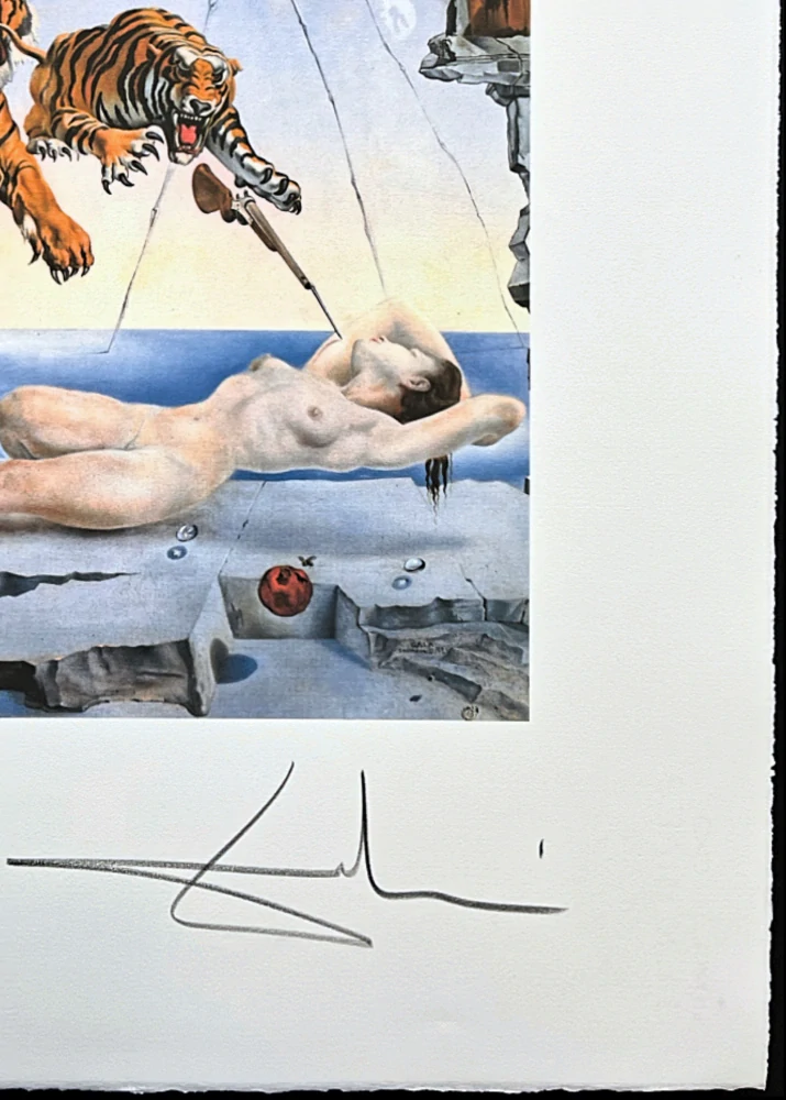 Salvador Dalí - Dream caused by the flights of a bee - signováno, limitovaná edice, 50x66cm