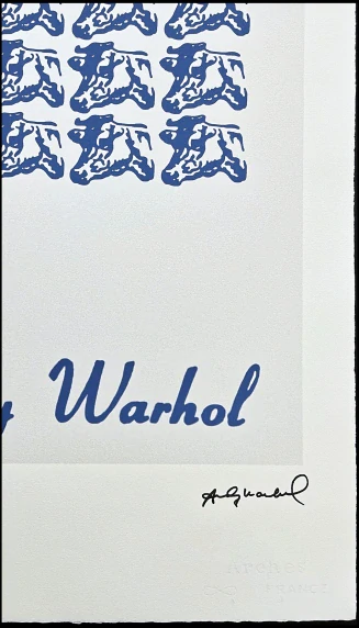Andy Warhol - 20x Cow 17/100 - edice Leo Castelli s certifikátem
