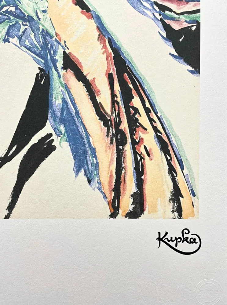 František Kupka - Study for Conte de pistils 100/350- limitovaná edice s certifikátem, 50x70cm