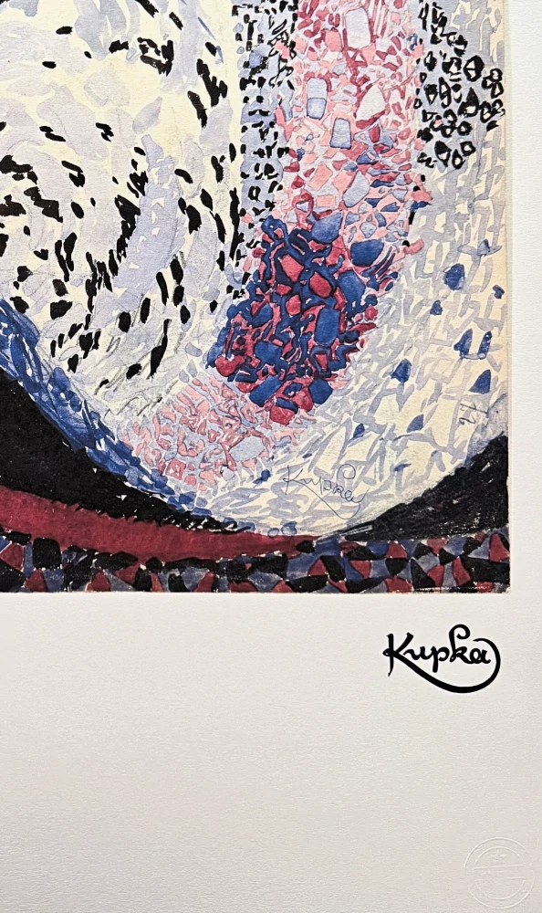 František Kupka - Abstraktní plány 27/350 - limitovaná edice s certifikátem, 50x70cm