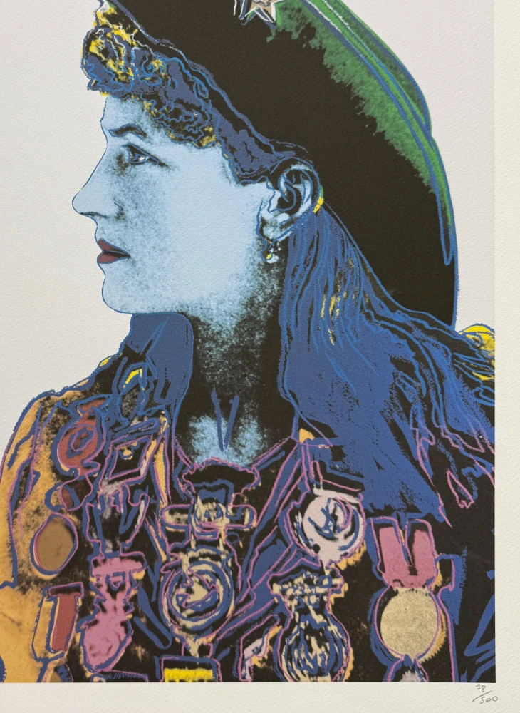 Andy Warhol - Annie Oakley 78/500 - signováno, 50x50cm, limitovaná edice CMOA s certifikátem
