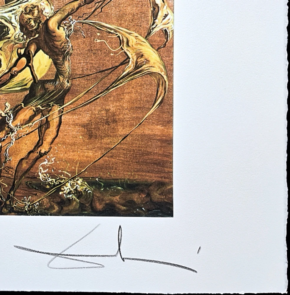 Salvador Dalí - Group of Women - signováno, limitovaná edice, 50x66cm