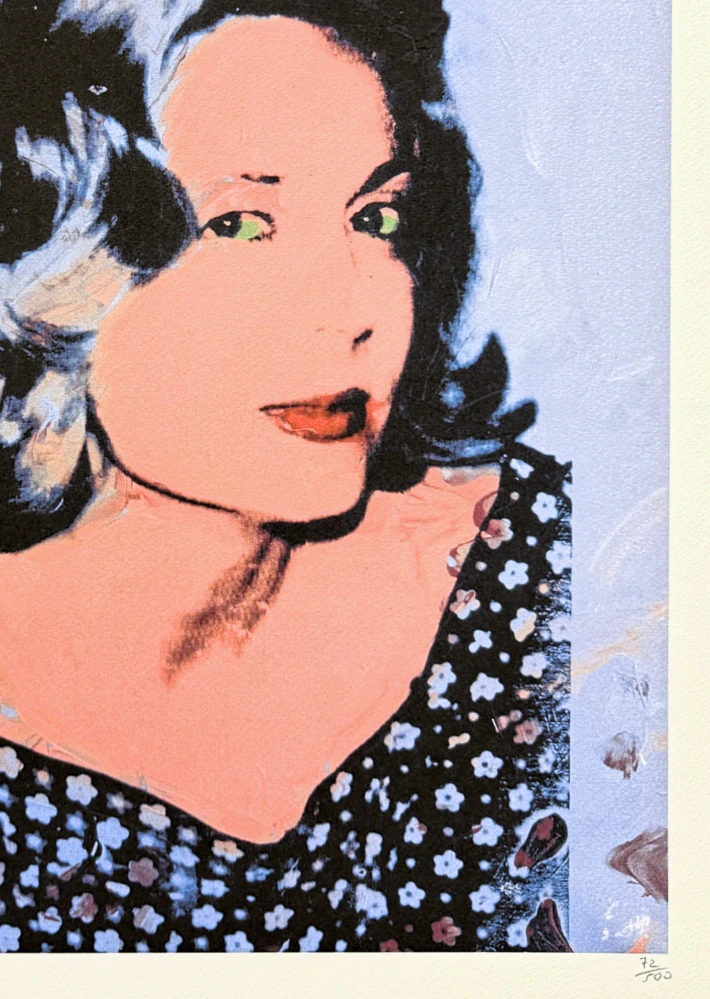 Andy Warhol - Sao Schlumberger 72/500 - signováno, 50x50cm, limitovaná edice CMOA s certifikátem